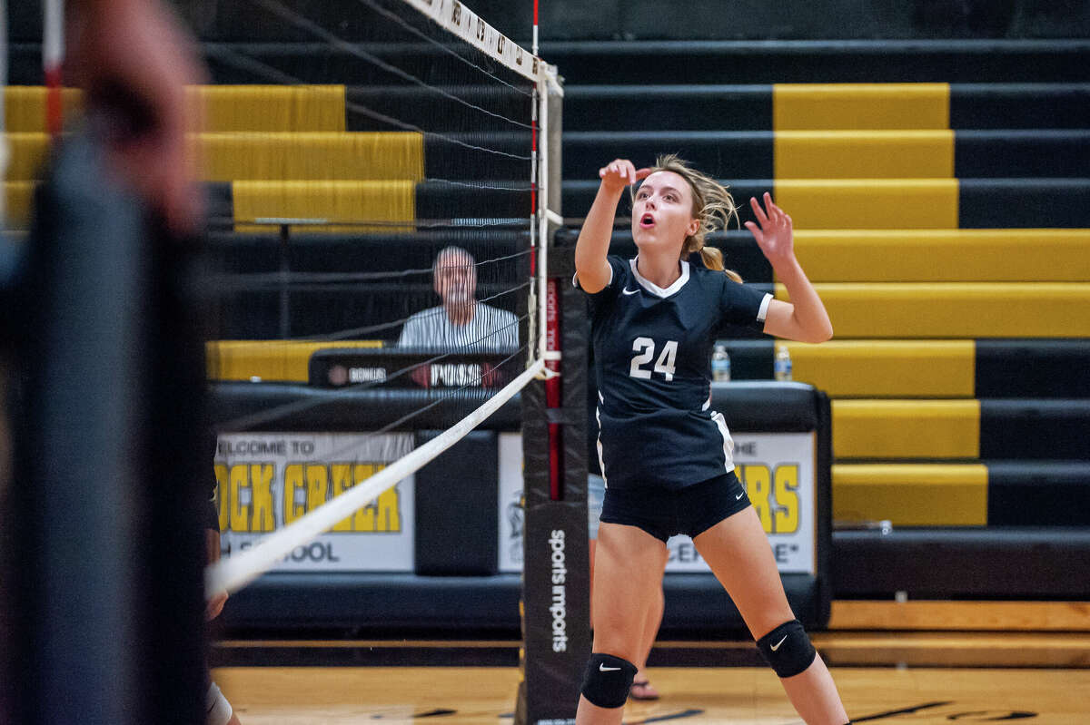 PHOTOS Meridian vs. Bullock Creek volleyball scrimmage, Aug. 24, 2022
