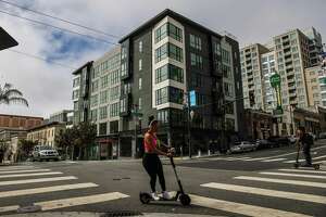 This new S.F. residential building has been empty for two years. It will finally be filled with residents