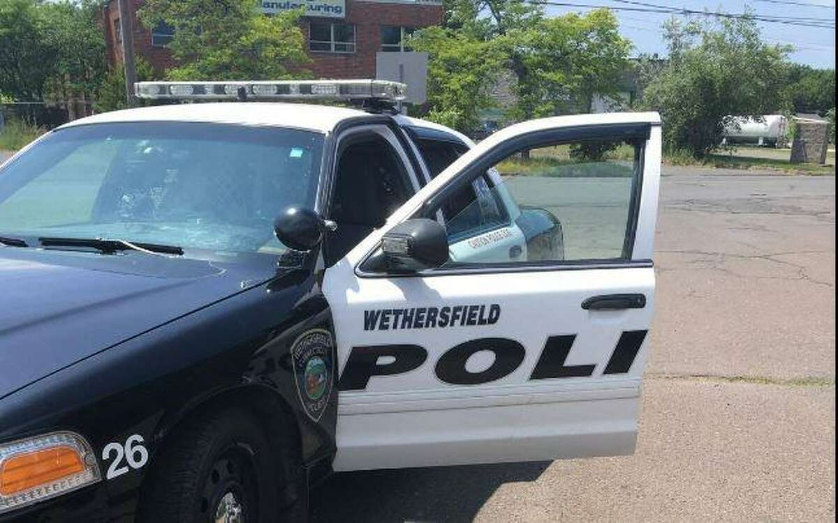 A Wethersfield police car is shown in this file photo. 
