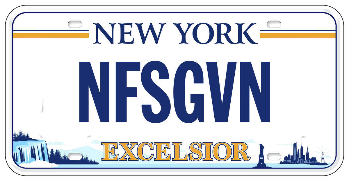 The state's Department of Motor Vehicles typically rejects around 1,500 applications for personalized license plates per year. Here are some examples.