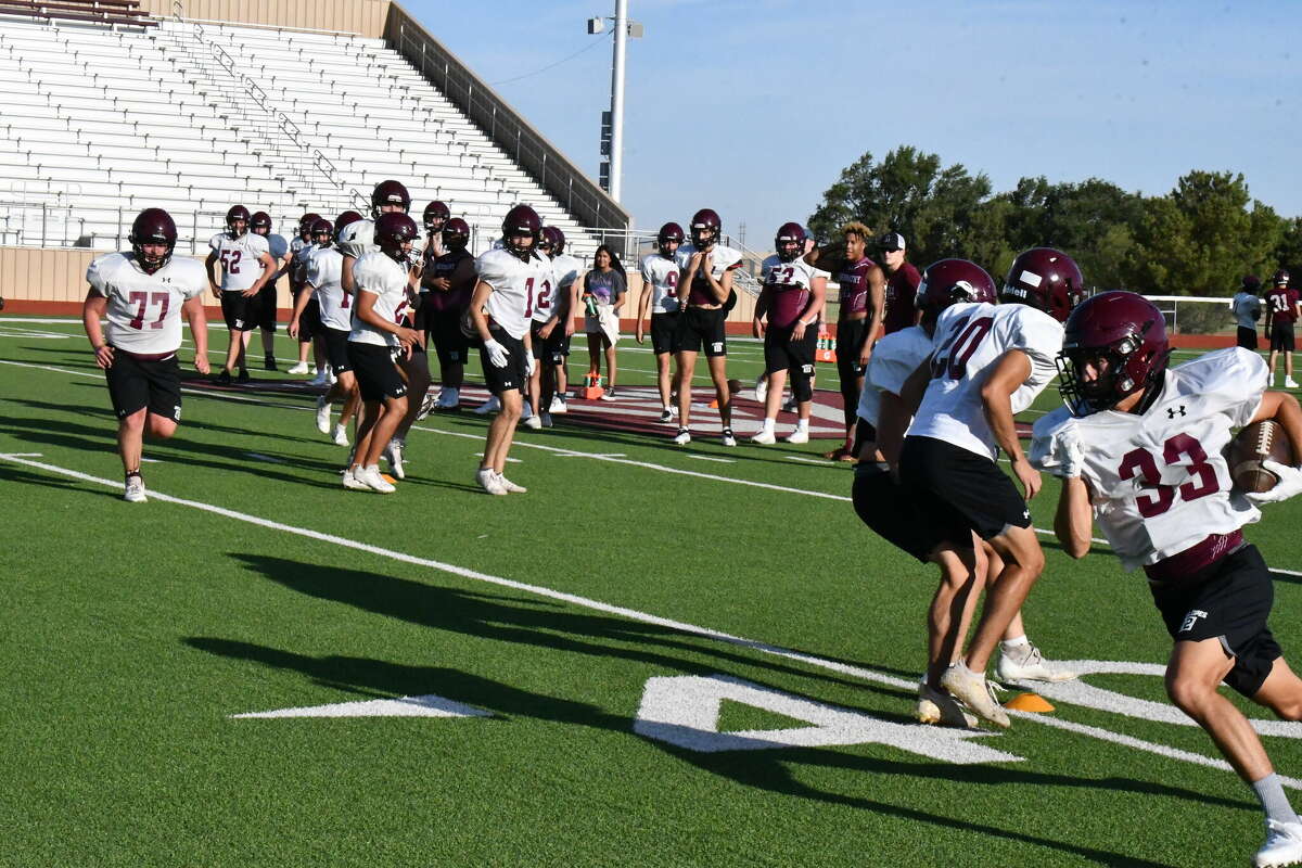 First Snaps of the Season Abernathy High School vs. Childress High School