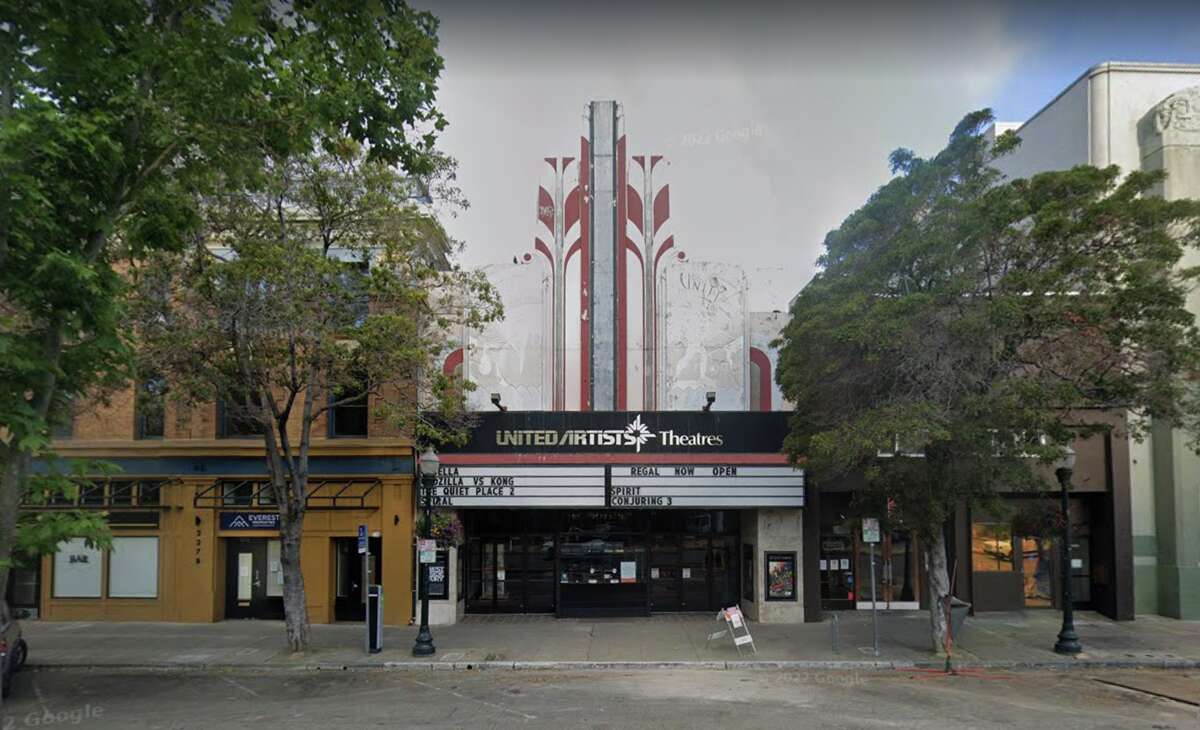 The exterior of the Regal UA Theatre at 2274 Shattuck Avenue in Berkeley. 