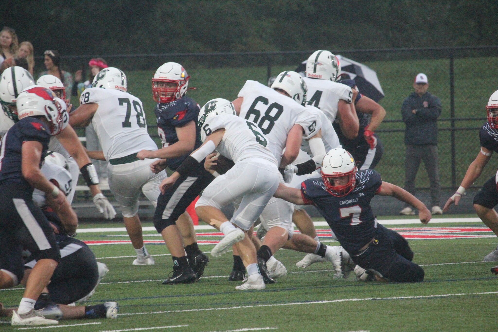 Big Rapids Cardinals fall to Coopersville Broncos