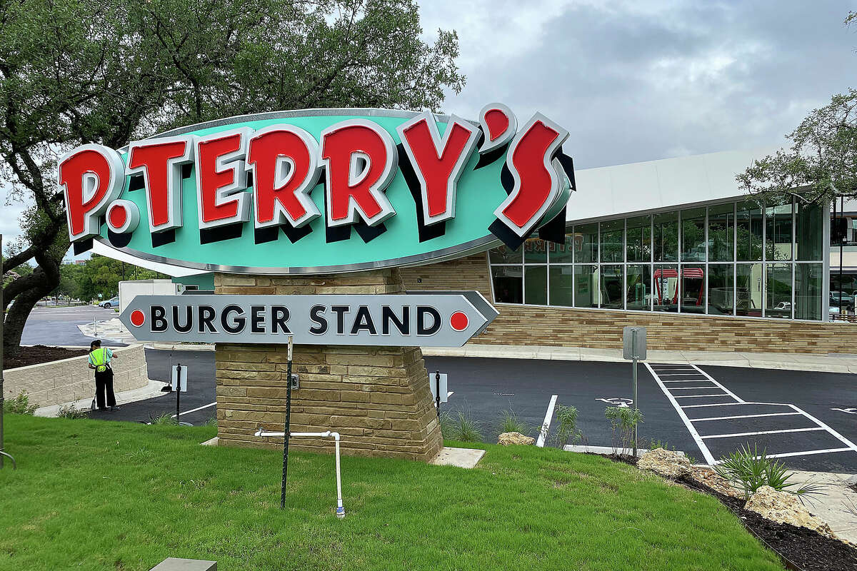 P. Terry's Burger Stand is located at 8443 Wurzbach Road.