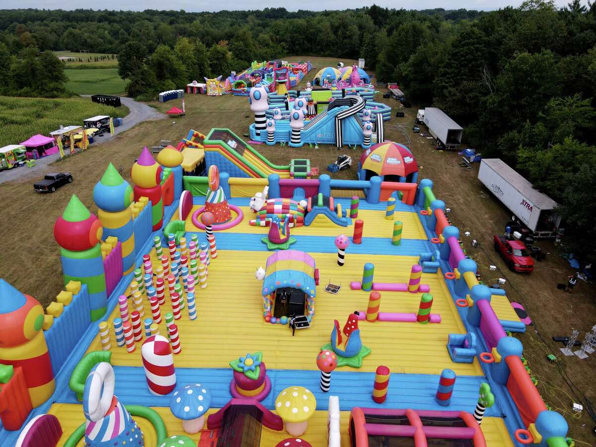 Big Bounce America brings inflatable theme park to Albany