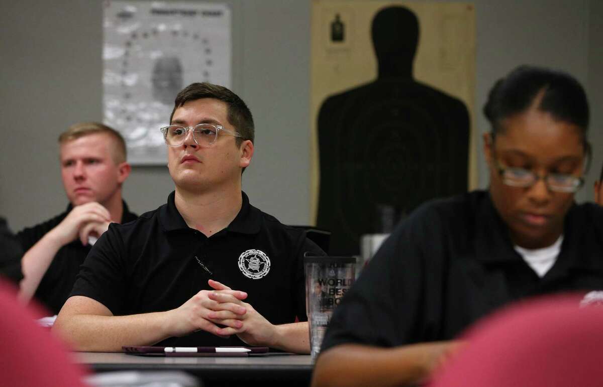 The cadets are taking classes Thursday at San Antonio College's Law Enforcement Academy. ISD North East is trying to fill 20 vacancies in its police force by offering to pay tuition fees for new officers coming out of training academies. The pipeline of new recruits has only recently begun to approach pre-pandemic numbers, and school districts are feeling the shortage.