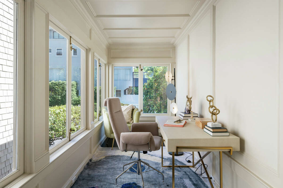 One of the many spaces in the 6,400-square-foot home.