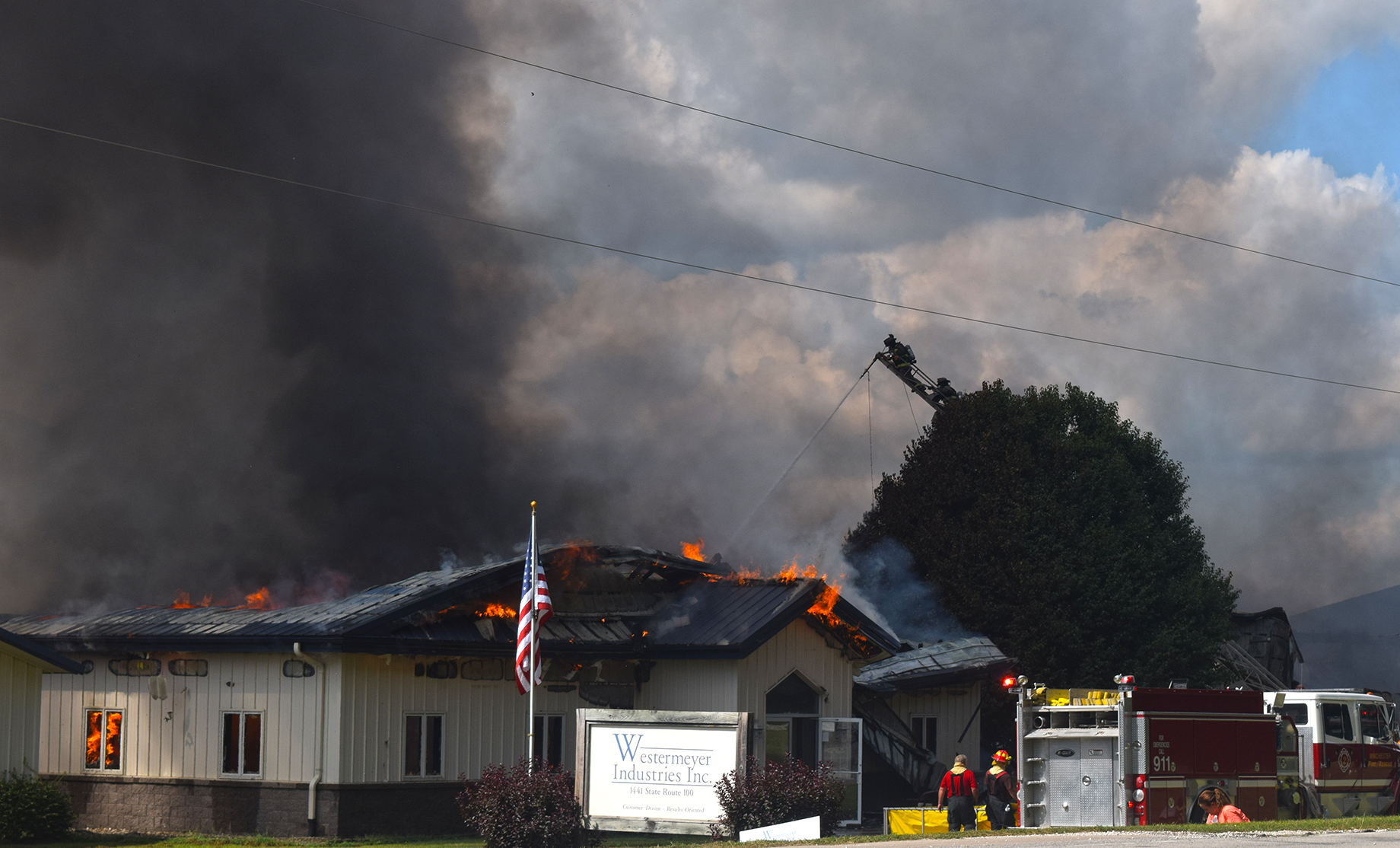 Westermeyer founders vow to rebuild after massive fire destroys most of Bluffs business - Vimarsana News