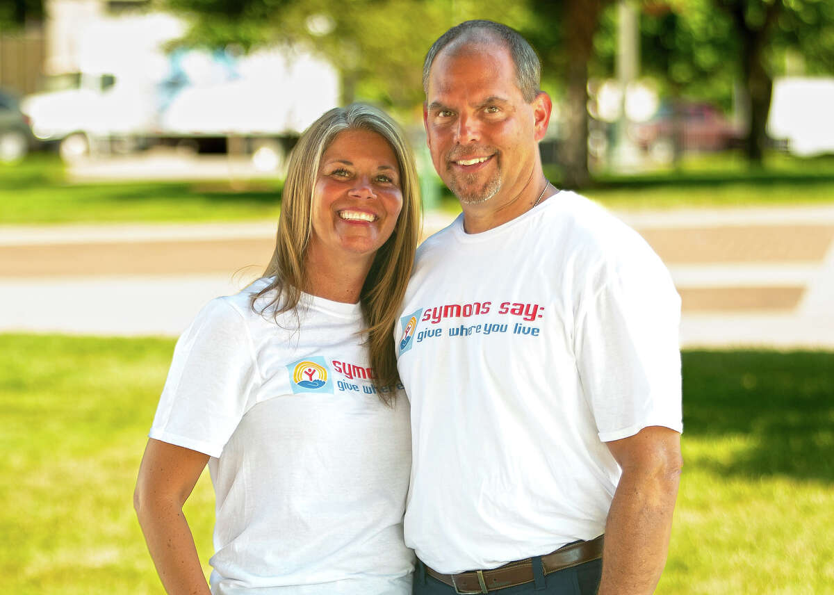 Stephen and Cammie Symons were chairs for Prairieland United Way's annual campaign, which surpassed its goal for the year.