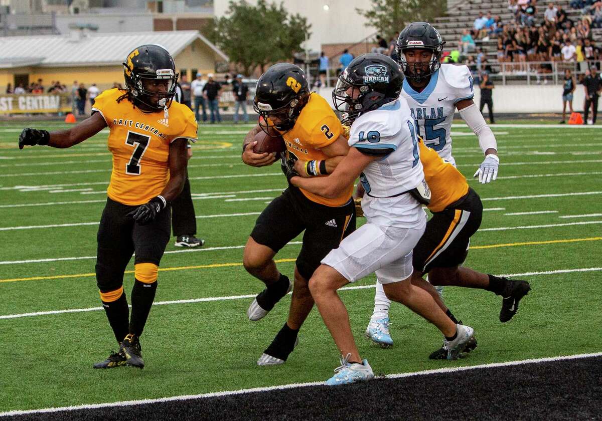 Harlan pounds out 337 victory over East Central