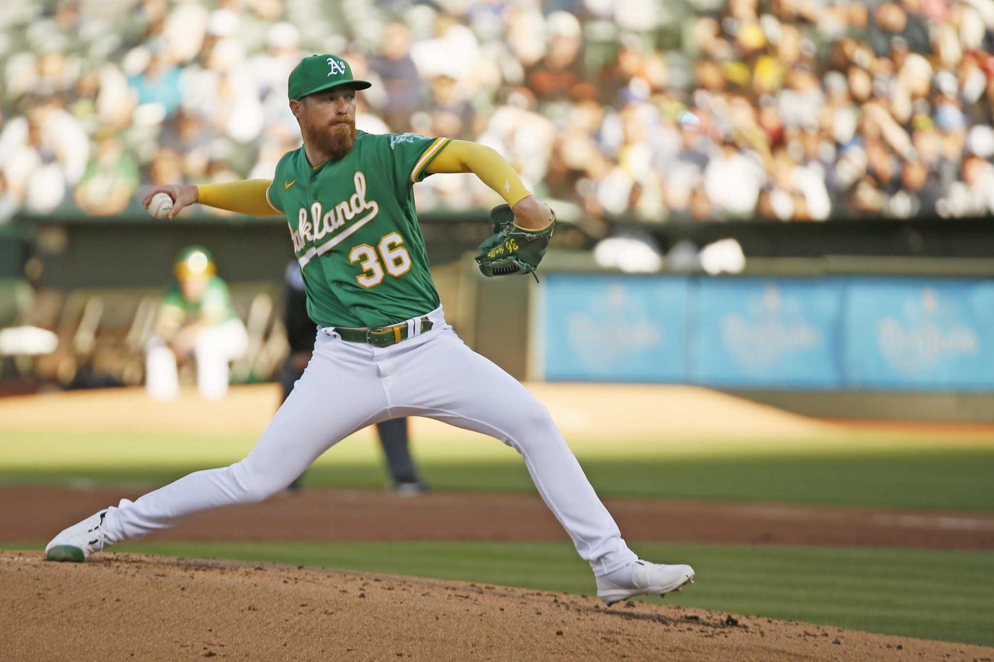 A's hold Yankees to 1 hit, win 3-2 in 11 on LeMahieu error