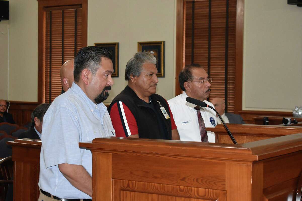 Webb County leaders honored six journalists for their 20-plus year careers serving the Sister Cities at Commissioners Court on Monday, Aug. 22, 2022.