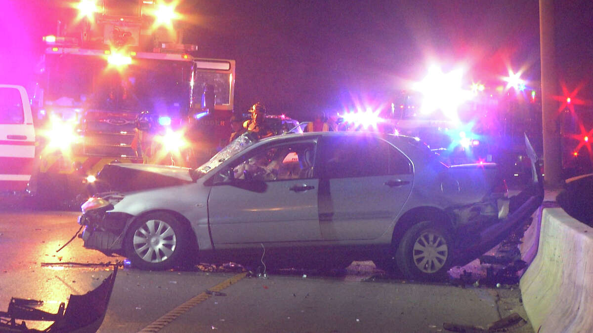 One hospitalized after crash with wrong-way driver suspected of DWI