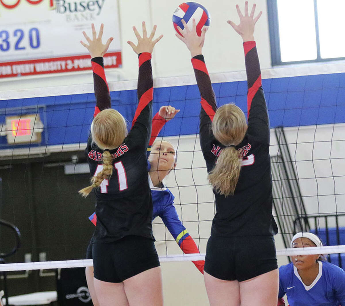 PHOTOS | Roxana volleyball celebrates title, 5-0 start (27 photos)