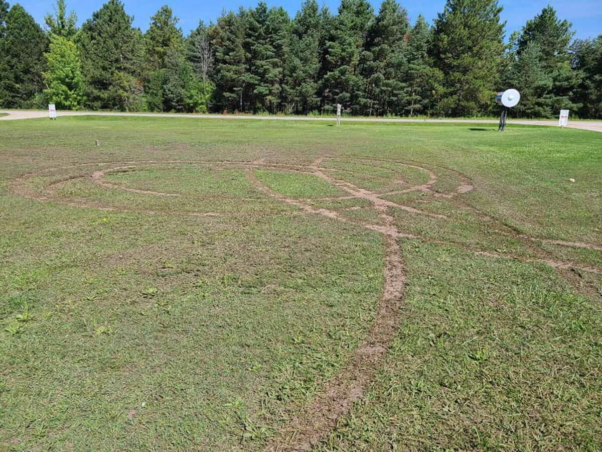 The Silver Bullet Speedway in Owendale will have to deal with damage in their parking area for the rest of the season after joyriders damaged the grass in the speedway's parking area. (Courtesy photo)
