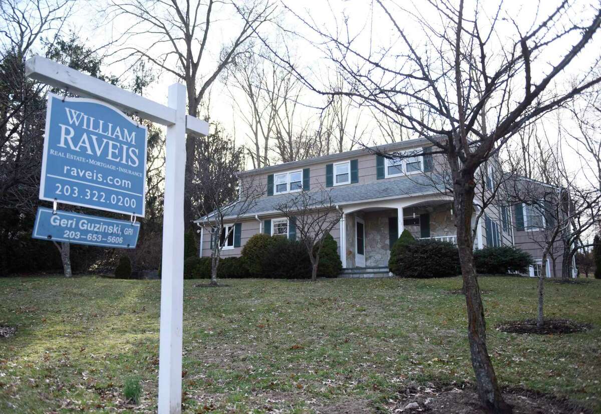 A single family home for sale on Skyview Drive in Stamford, Conn. Tuesday, March 6, 2018.