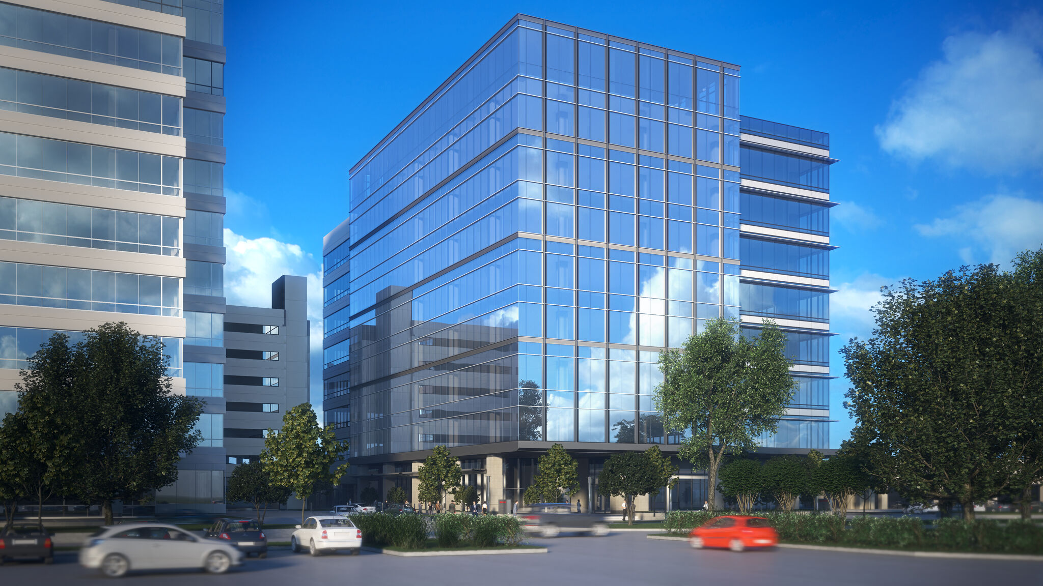 Moody Rambin breaks ground on Town Centre Two, new 8-story tower in Town  and Country Village, west Houston, where Greystar is moving.