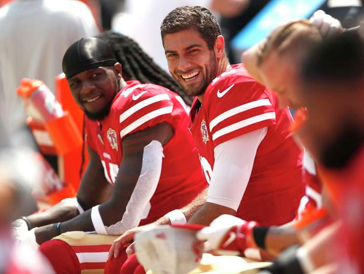 49ers keep Jimmy Garoppolo and skip convention to embrace drama