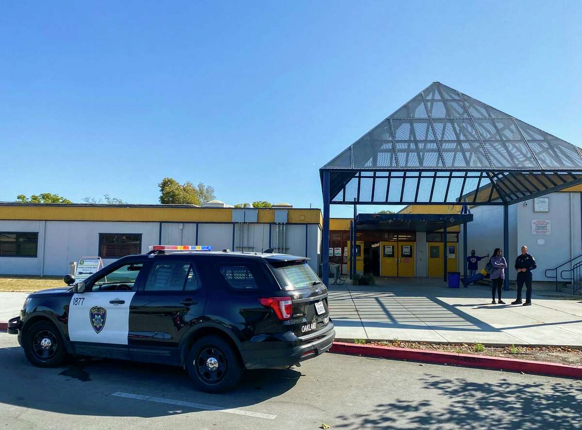 A 12-year-old suspect was taken into custody and a gun was recovered after a 13-year-old student was shot and wounded at the Madison Park Academy campus in Oakland on Aug. 29.