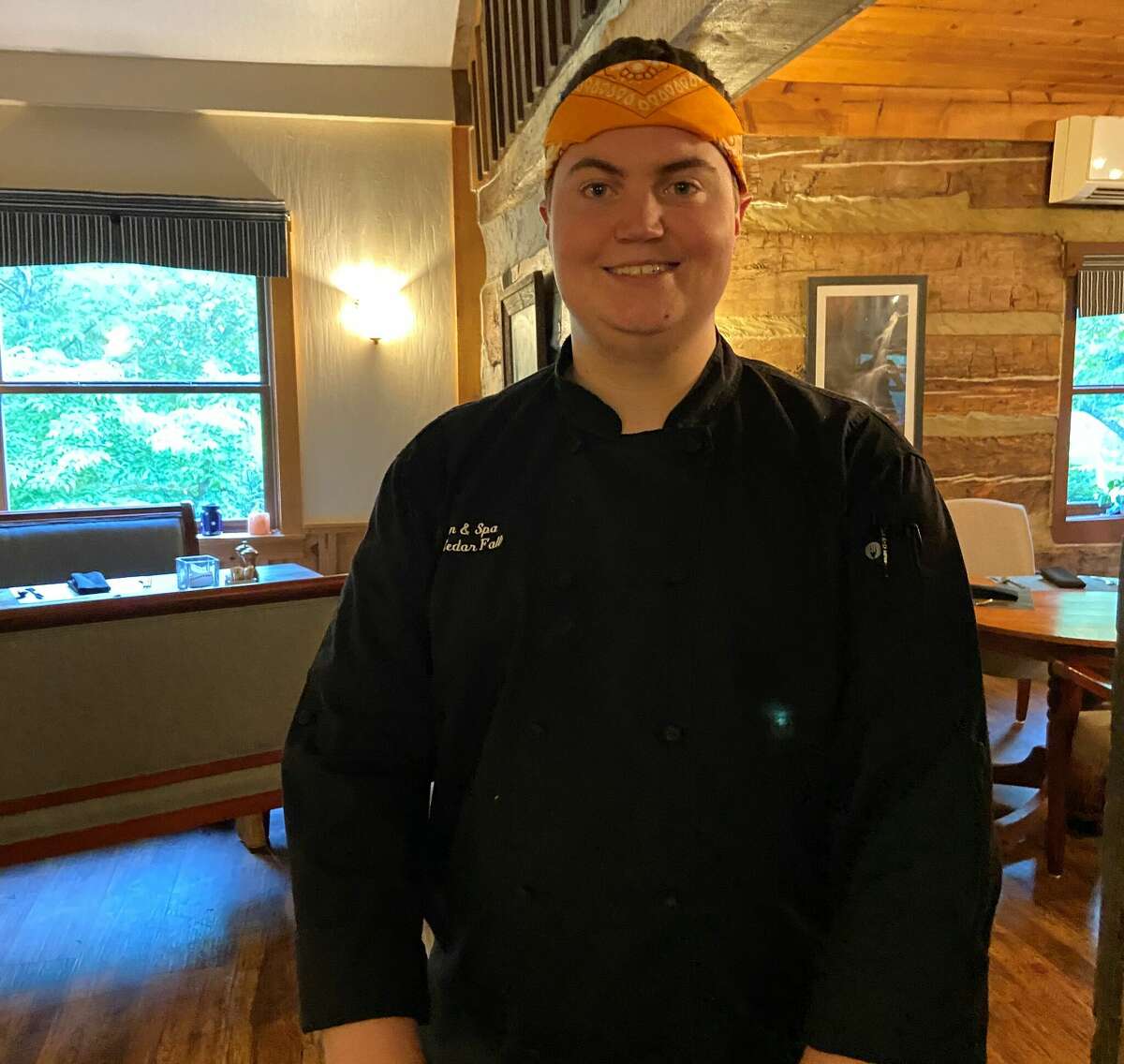 Josh Thurston is a Hocking Hills resident who took culinary classes in high school and has worked his way up to become executive chef at the Kindred Spirits Restaurant in Hocking Hills in southeastern Ohio.
