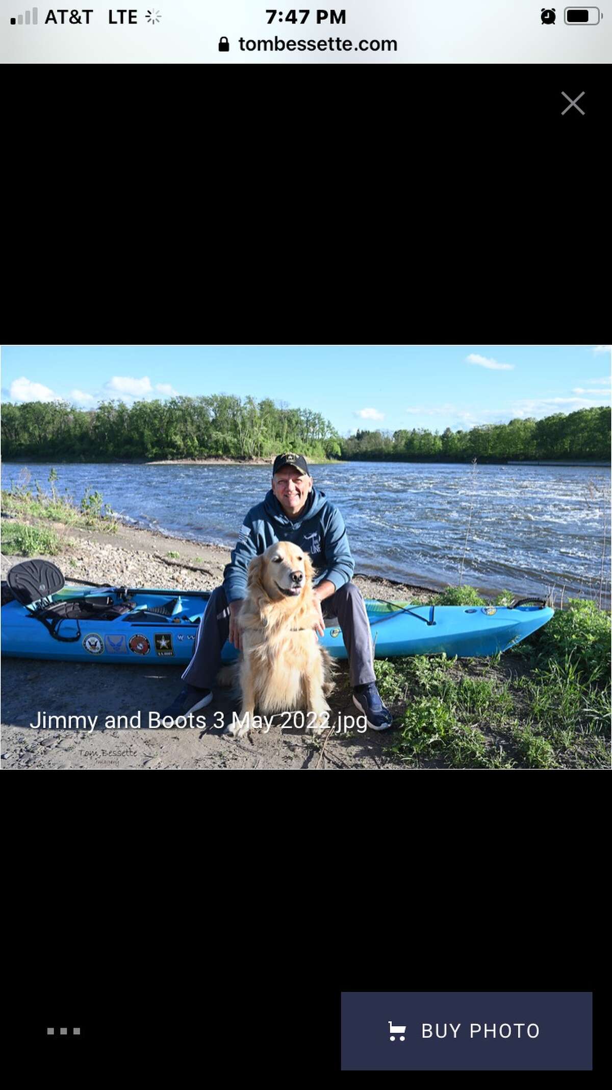 Army vet to kayak and bike 4 000 miles to raise service dog funds
