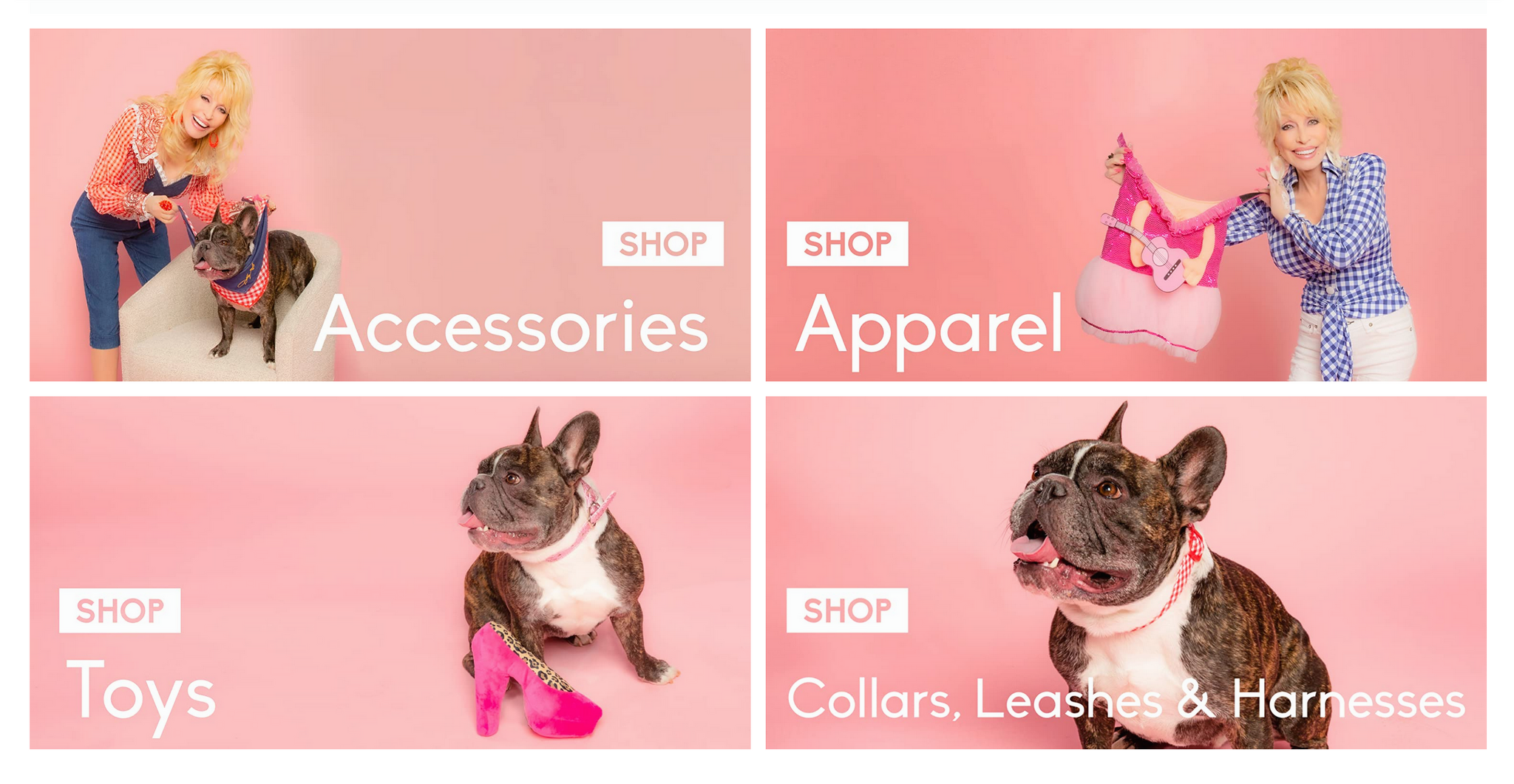 Doggy Parton,' Dolly Parton's online pet store, sells toys, clothes and  accessories