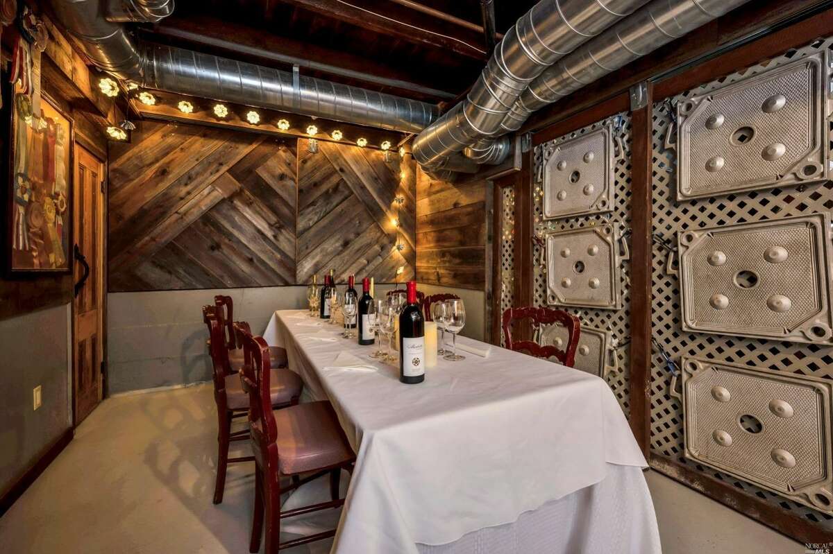 Downtown Napa home with underground winery for sale