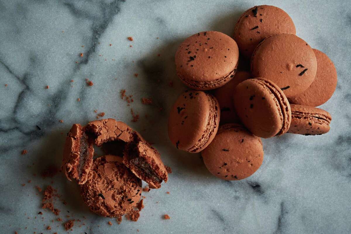 Chantal Guillon's Earl Grey macarons. The bakery closed its San Francisco location in August.