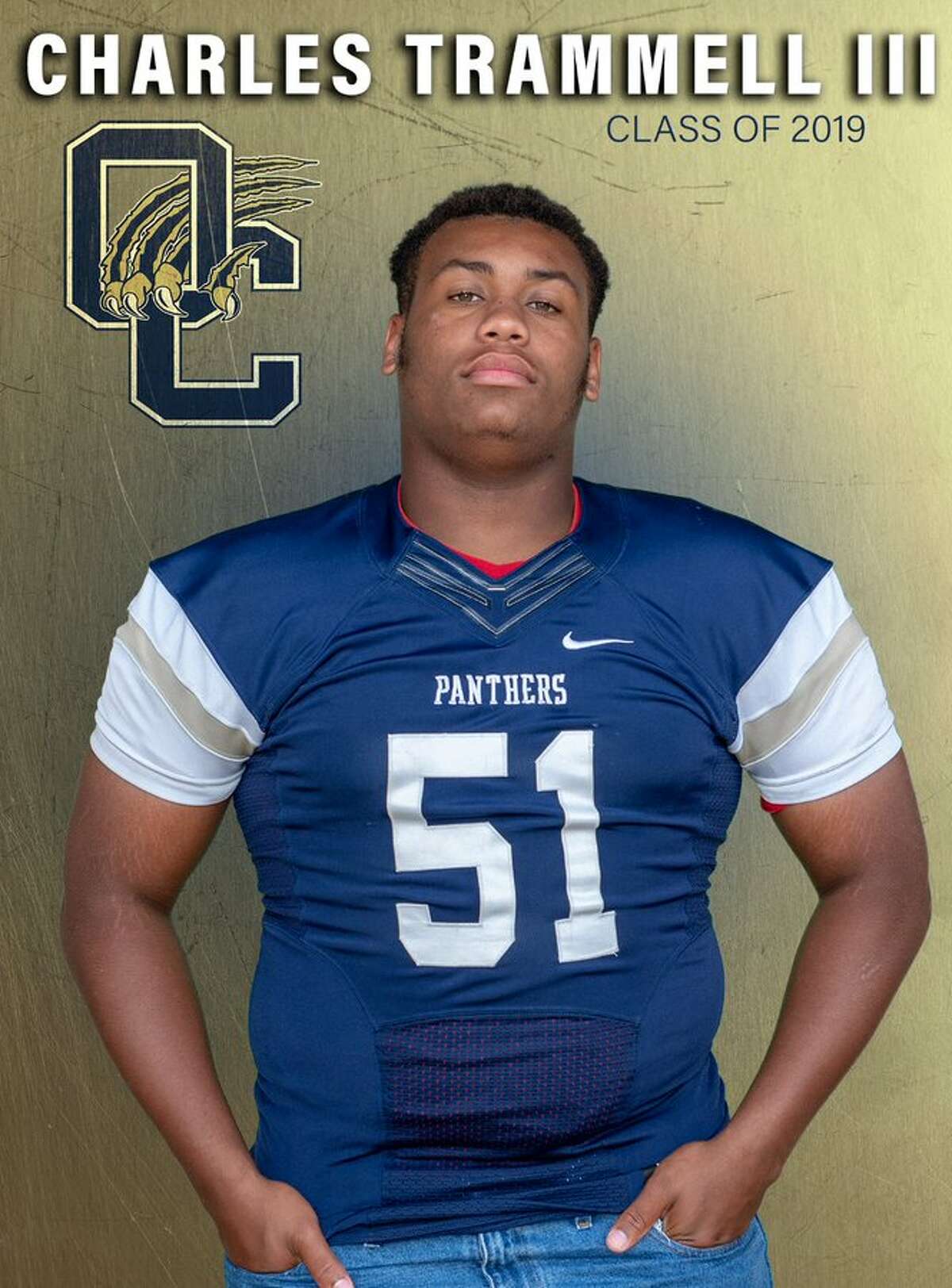 Charles Trammell, a former O'Connor High football player, died Saturday Aug. 27, 2022, after being struck by a car.