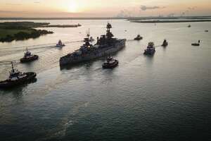 The Battleship Texas is on the move. Here's how to watch.