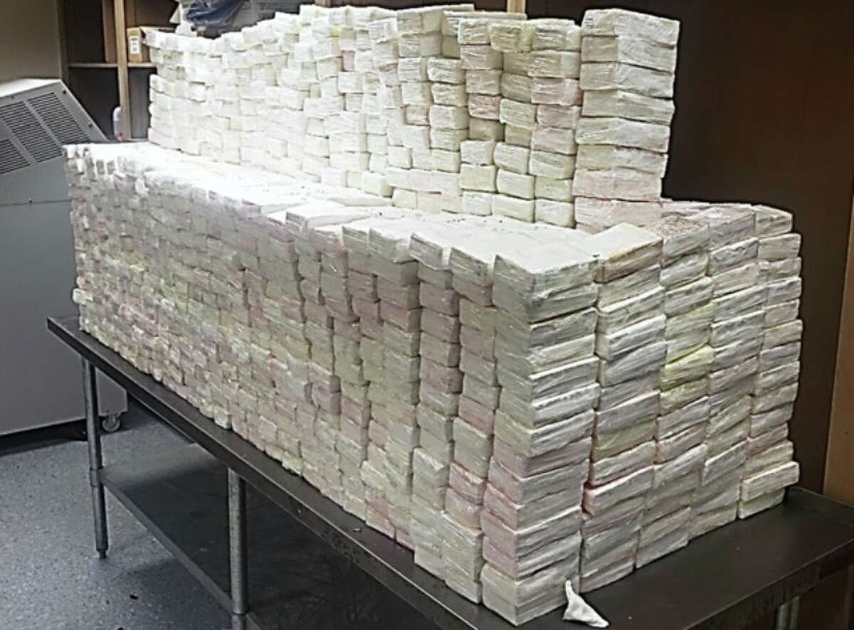 Over 1,500 pounds of cocaine was seized in Laredo.