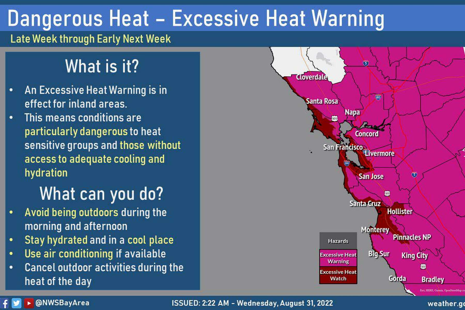 Inland Hillsborough under rare 'excessive heat warning.' Here's what to  know.