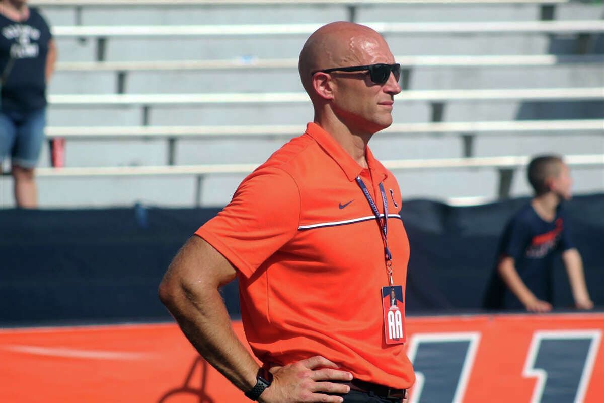 University of Illinois athletic director Josh Whitman apologized online to fans who were frustrated by long lines at Saturday's season opener at Memorial Stadium.