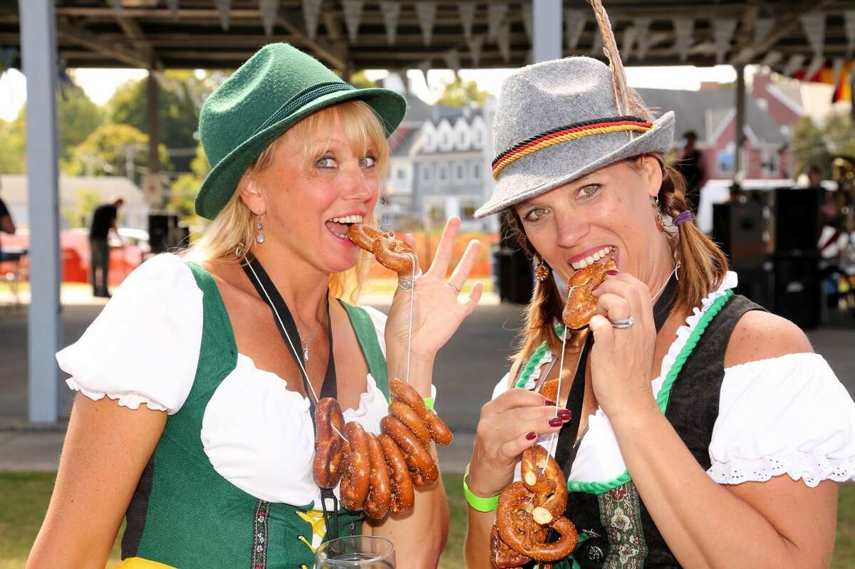 Devon Rotary 2017-18 President Tami Jackson, right, and Sergeant-at-arms Anita Eisenhauer are ready for the Devon Rotary Oktoberfest set for noon-9 p.m. Sept. 23 at the Rotary Pavilion at Fowler Field, behind the Milford Public Library, 57 New Haven Ave. Admission is $10. It will include a beer garden, German and American food, food trucks, a brat-eating contest, German dancers, an oompah band, The Run Runners, Double Shot, and Chris and Ronnie. The event benefits Rotary charities.
