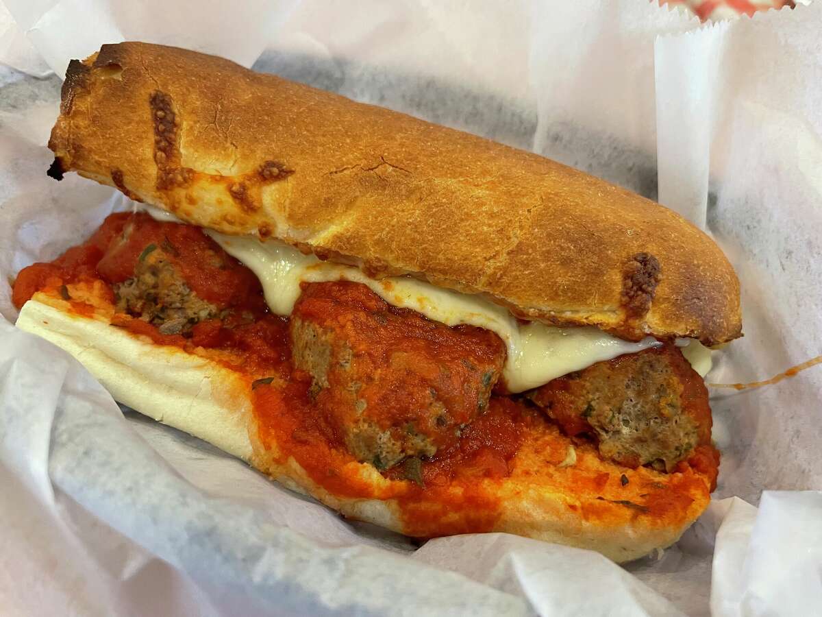 The meatball sandwich at Capo's Pizzeria
