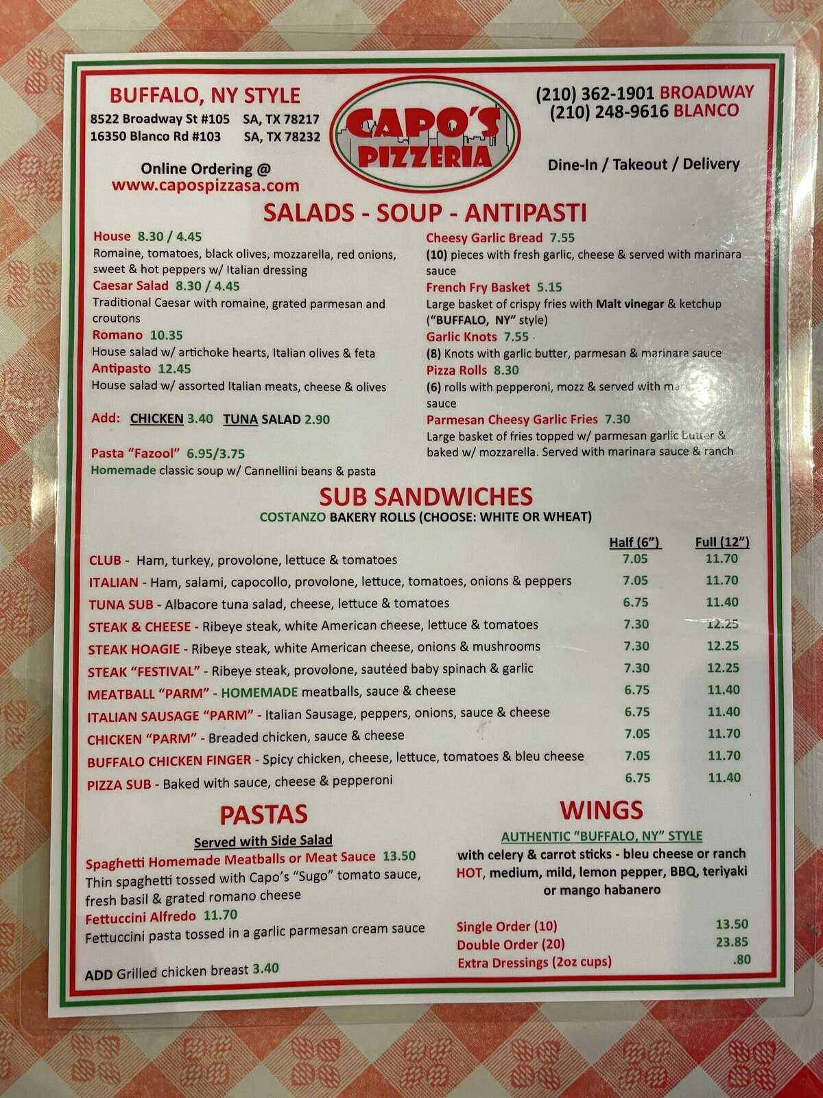 Capo’s Pizzeria should stick to New Yorkstyle pizza