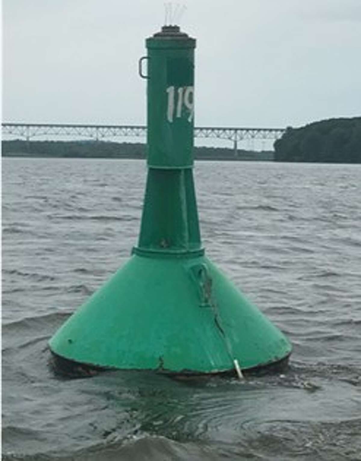 A boat missing for two months after it struck a channel marker on the Hudson River was discovered by a kayaker. And the vessel's owner has been ticketed, the state Department of Environmental Conservation says.