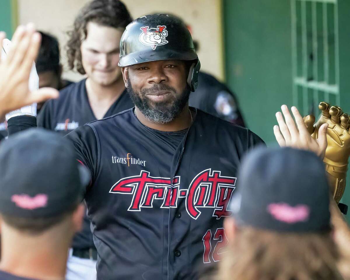 Denis Phipps, whom the Tri-City ValleyCats have traded to Charleston of the Atlantic League, led the Frontier League with 33 homers last season.