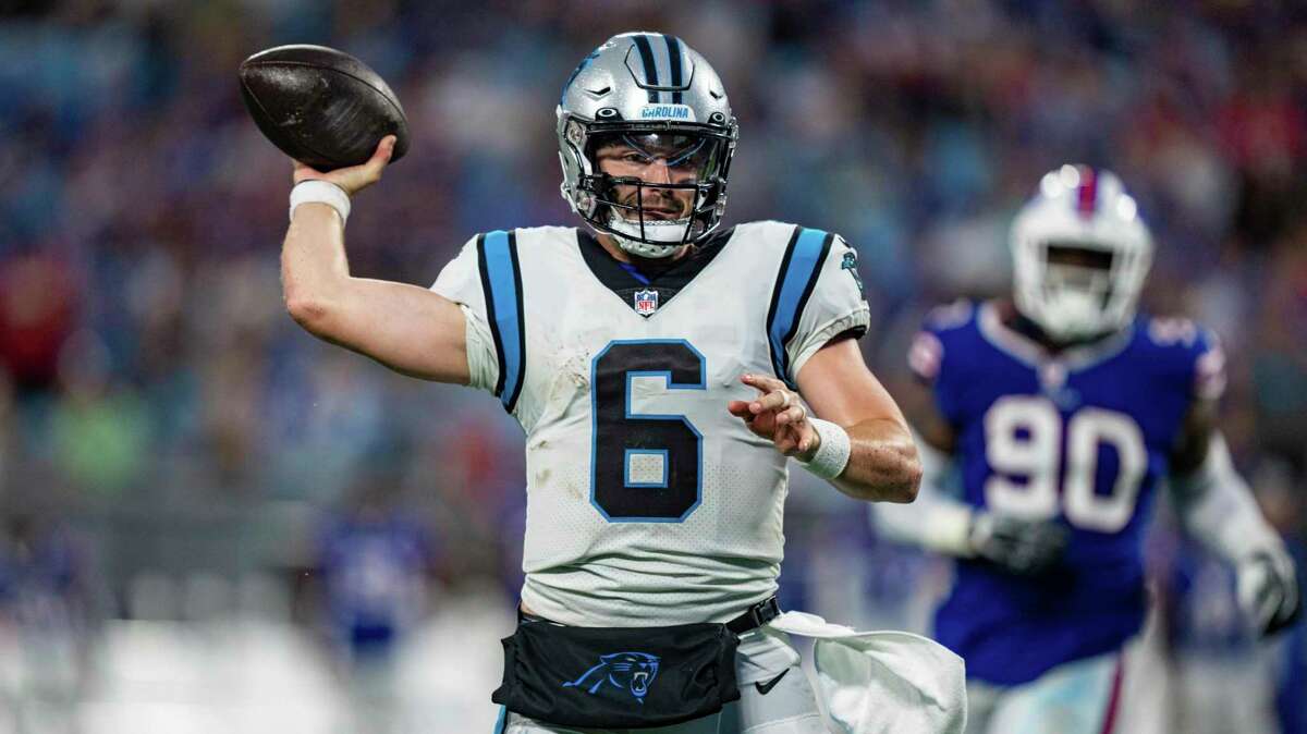 Quarterback Baker Mayfield was traded to the Carolina Panthers after the Cleveland Browns got Deshaun Watson in a deal with the Houston Texans.