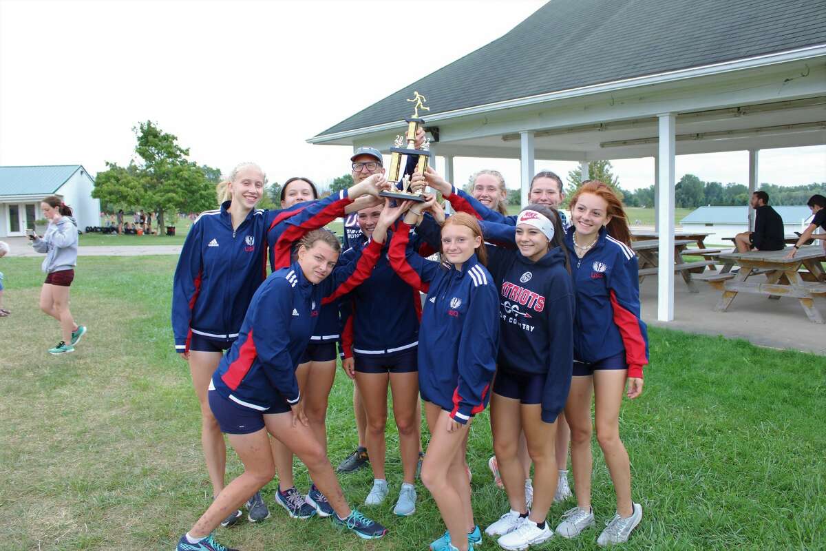 The USA girls cross country team finished second in their division at the Corunna Early Bird Invite Tuesday, Aug. 30.