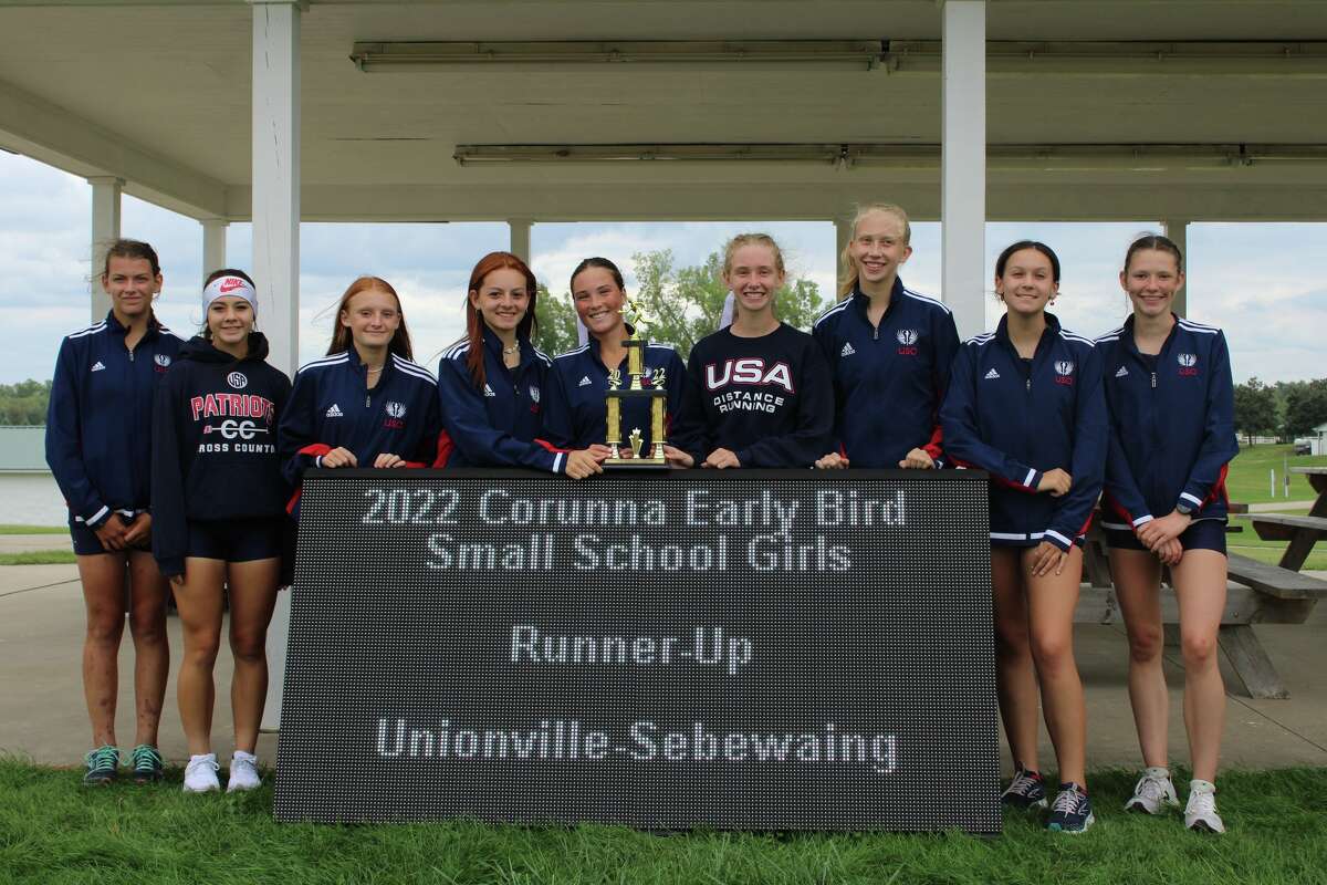 The USA girls cross country team finished second in their division at the Corunna Early Bird Invite Tuesday, Aug. 30.