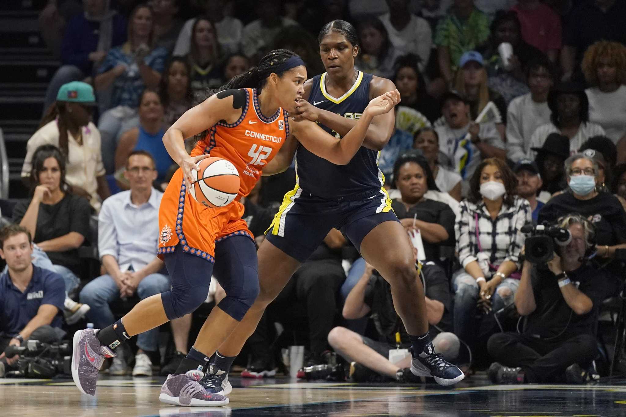Jones won last year’s WNBA Most Improved Player before being named the leag...