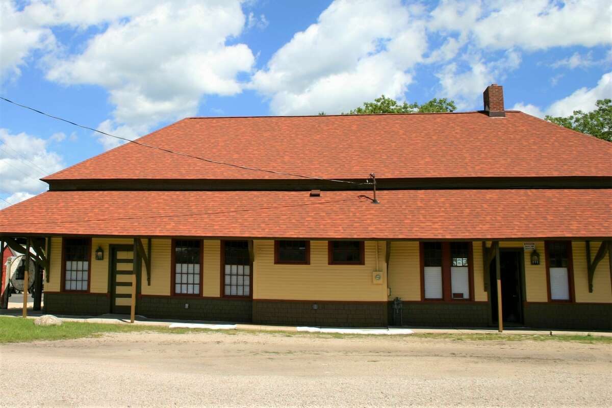 Restoration of the Big Rapids Depot to its 1911 appearance is well underway with a new roof and new siding completed.