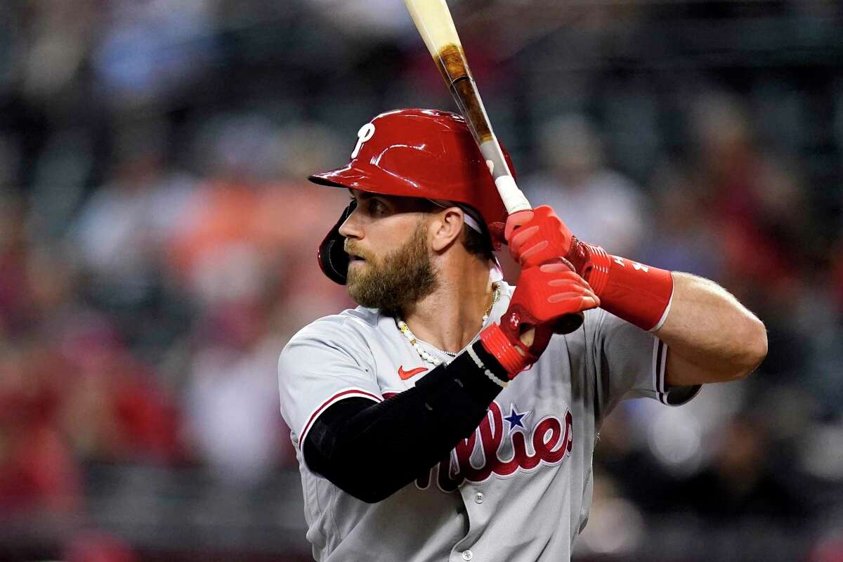 Bryce Harper and the Phillies open a three-game series against the Giants at Oracle Park at 7:15 p.m. Friday (Apple TV+/104.5, 680).
