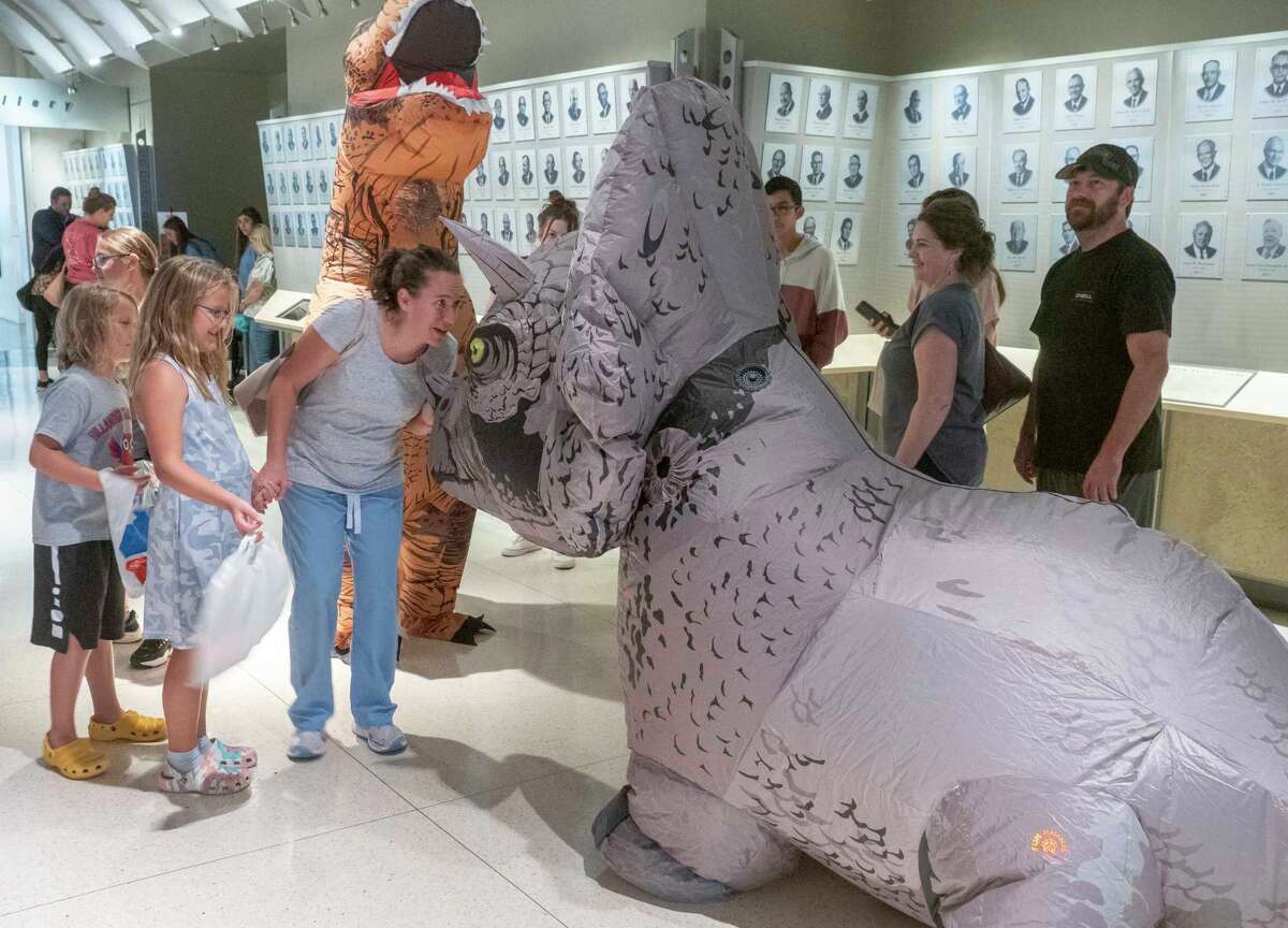 Scenes from a 'Jurassic' Family Science Night at the Petroleum Museum