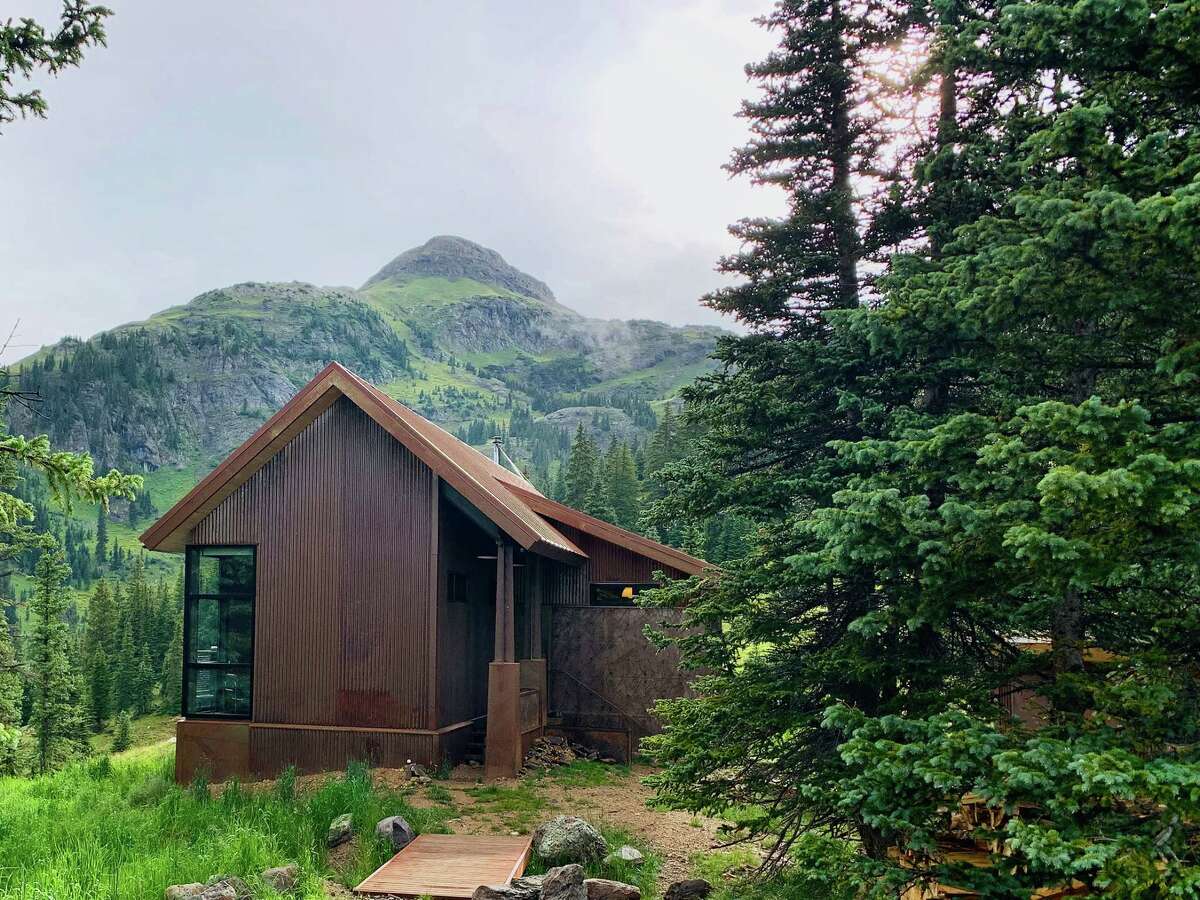 The Thelma Hut is one of several backcountry huts in the area that are available for short-term rentals.