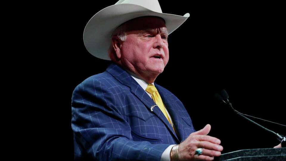 Sid Miller, Commissioner of Agriculture of Texas, speaks during the third and final day of this year’s Republican Party of Texas Convention Saturday, June 18, 2022, held at the George R. Brown Convention Center in Houston, TX.