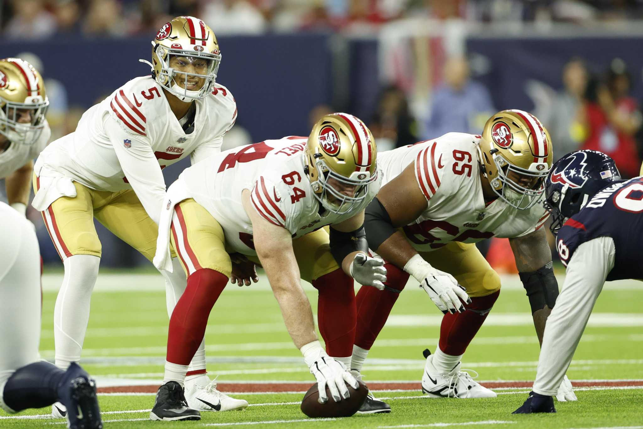 San Francisco 49ers’ untested offensive line is key to success