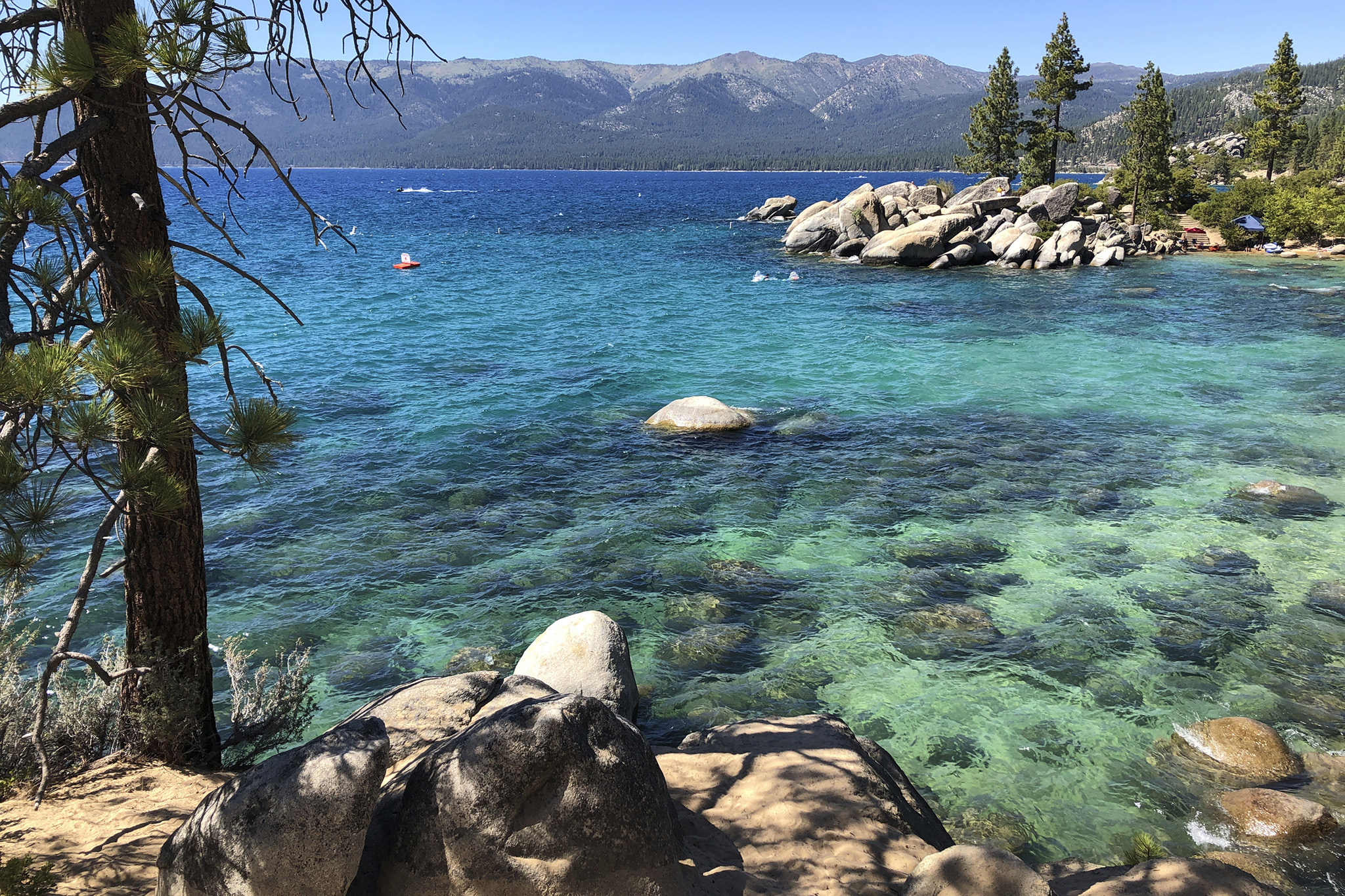 Visitors advised to avoid reservoir 30 miles SW of Lake Tahoe