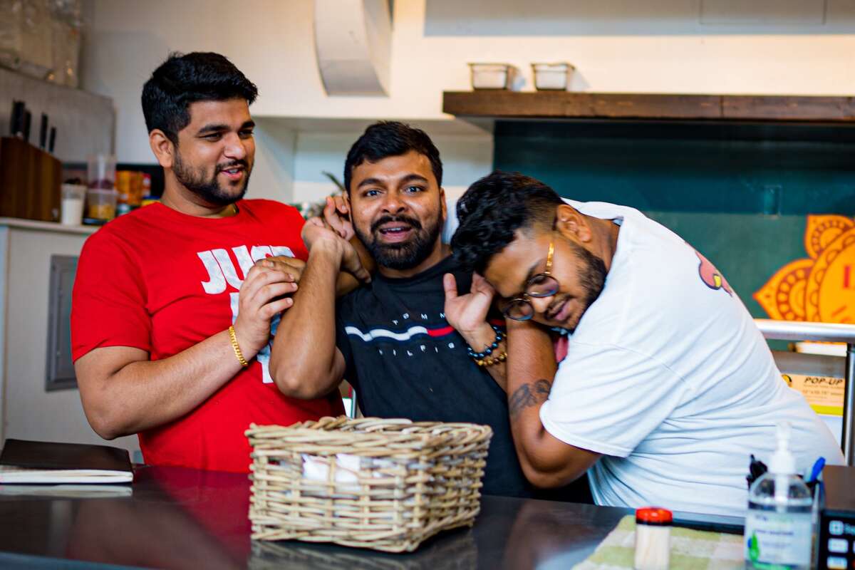 Sarthak Samantaray, 23, Aman Kota, 27, and Sachin Darade, 24, are the chefs behind LUFU, which started as a New Orleans pop-up for authentic regional Indian cuisine, but now has a permanent location.